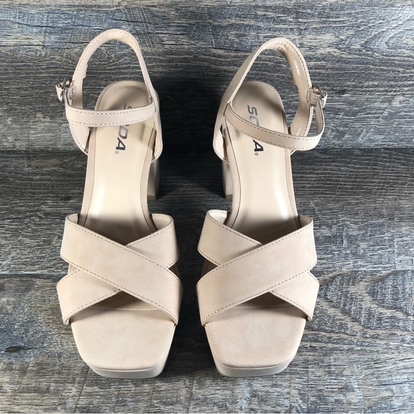 WOMEN'S CHUNKY BLOCK HEEL (SLOPE-H) - Picture 3 of 9